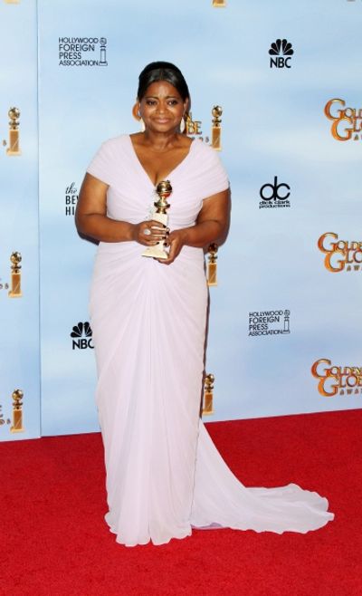 Octavia Spencer pictured at the 69th Annual Golden Globe Awards - Press Room held at  Photo