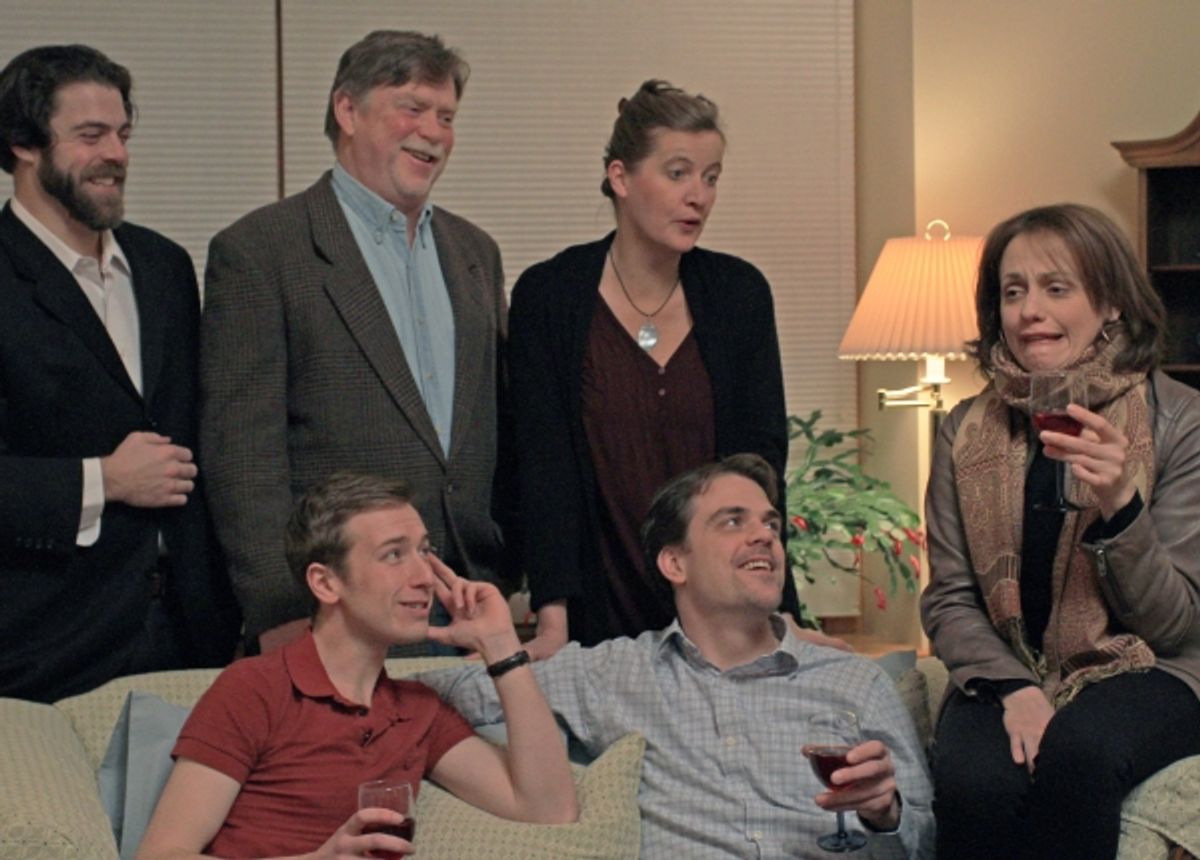 Matt Delamater, Tony Reilly, Moira Driscoll, sitting Joe Bearor, Rob Cameron and Abigail Killeen at 