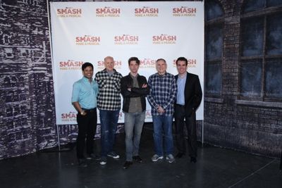 Jaime Cepero, Neil Meron, Christian Borle, Craig Zadan, and Brian dÃ¢â‚¬â„¢ Photo