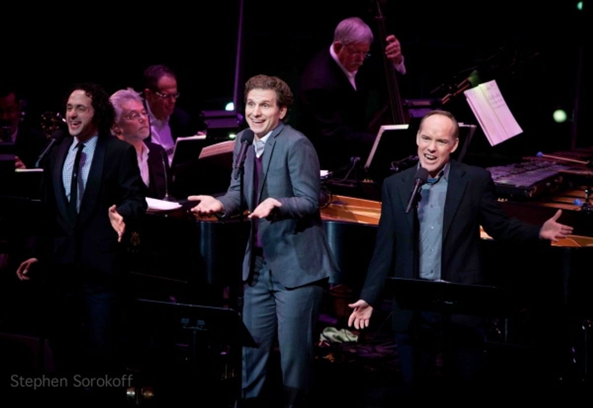 Lee Zarrett, Sebastian Arcelus, Michael Winther at 