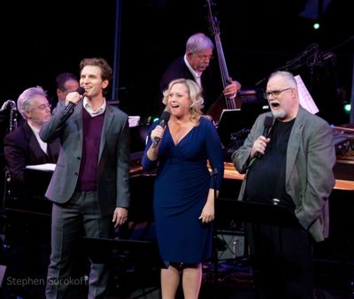 Sebastian Arcelus, Sally Wilfret, William Finn Photo