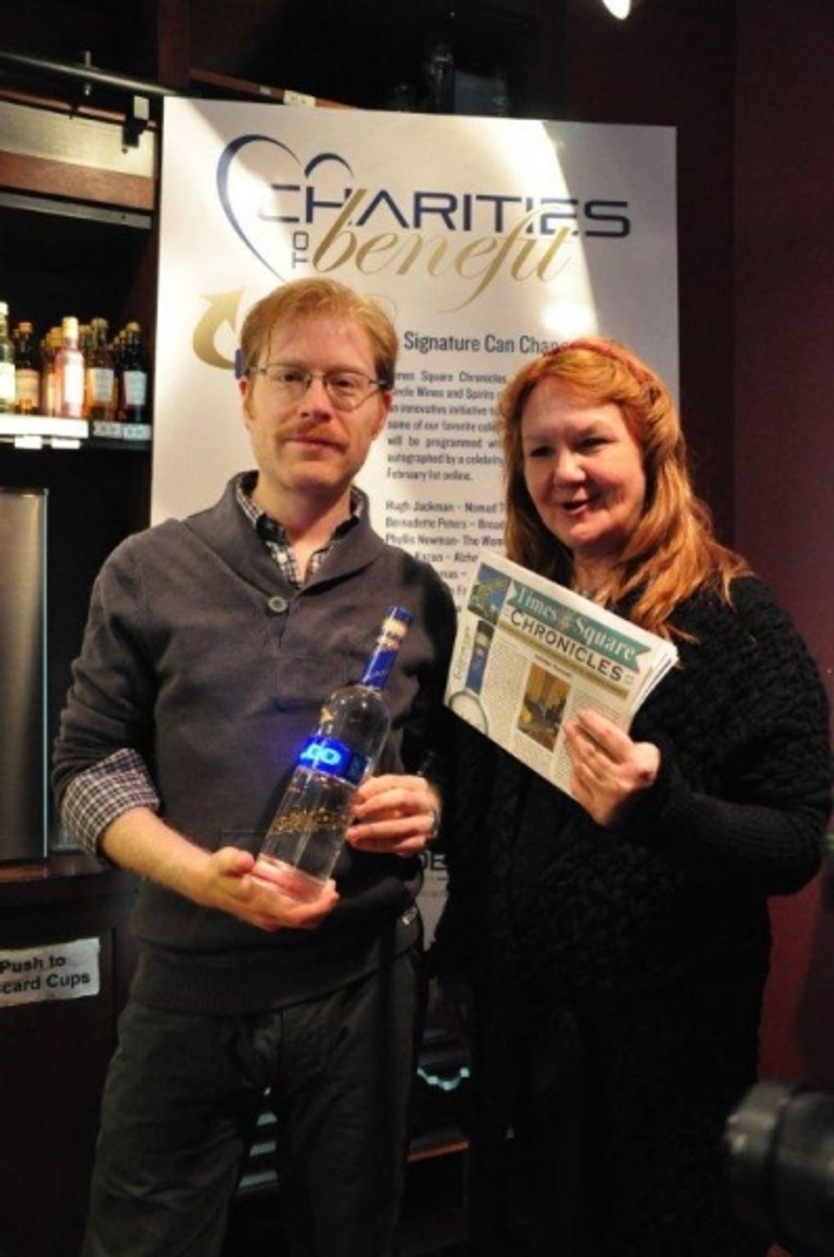 Anthony Rapp, Suzanna Bowling at 