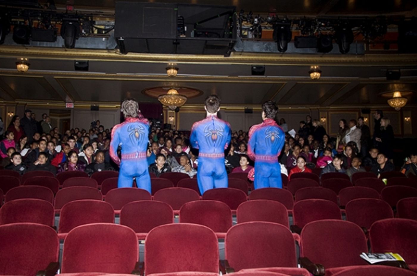 Photo Flash: SPIDER-MAN Hosts Talk Back for PS 343 Students  Image