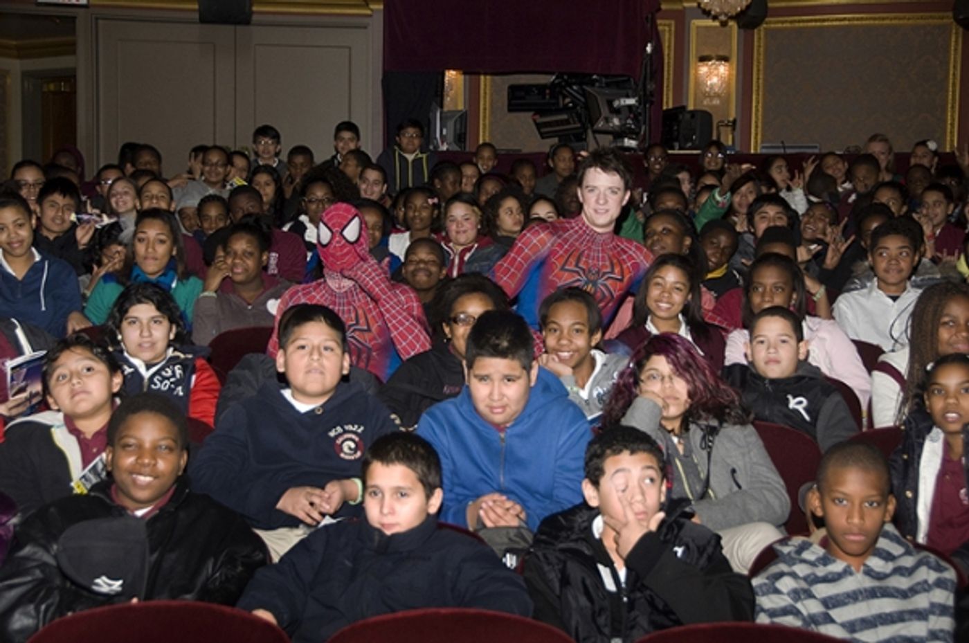 Photo Flash: SPIDER-MAN Hosts Talk Back for PS 343 Students  Image