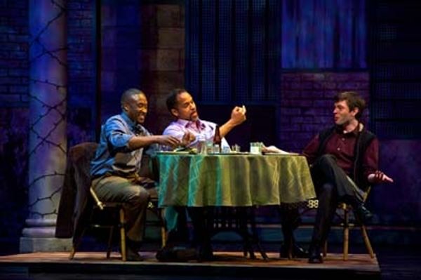 L-R: Daniel Morgan Shelley (Cal), Keith Hamilton Cobb (Andre) and Karl Miller (Iago). Photo