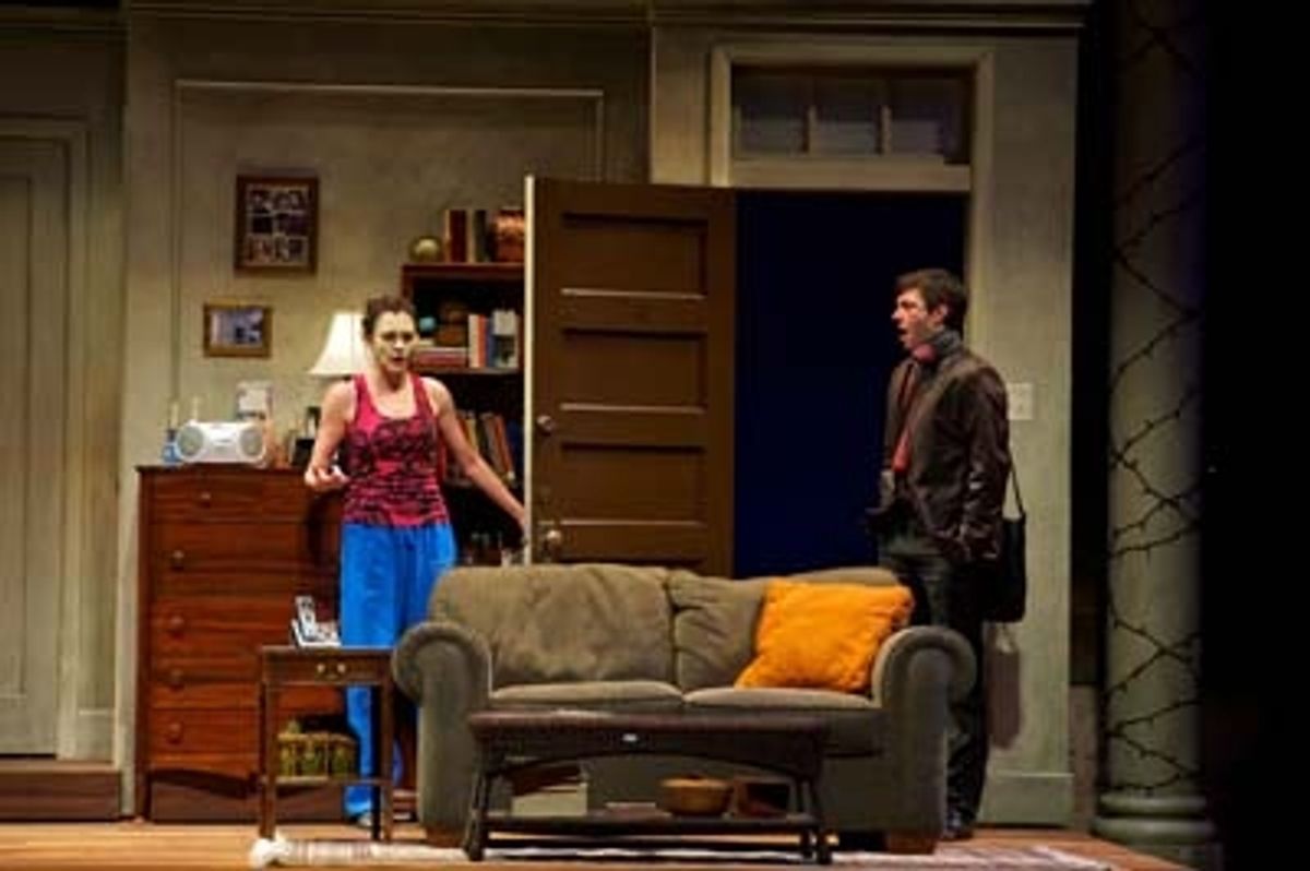 L-R: Molly Ward (Julia) and Karl Miller (Iago). Photo by Alexander Weisman. at 