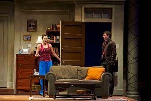 L-R: Molly Ward (Julia) and Karl Miller (Iago). Photo by Alexander Weisman. Photo