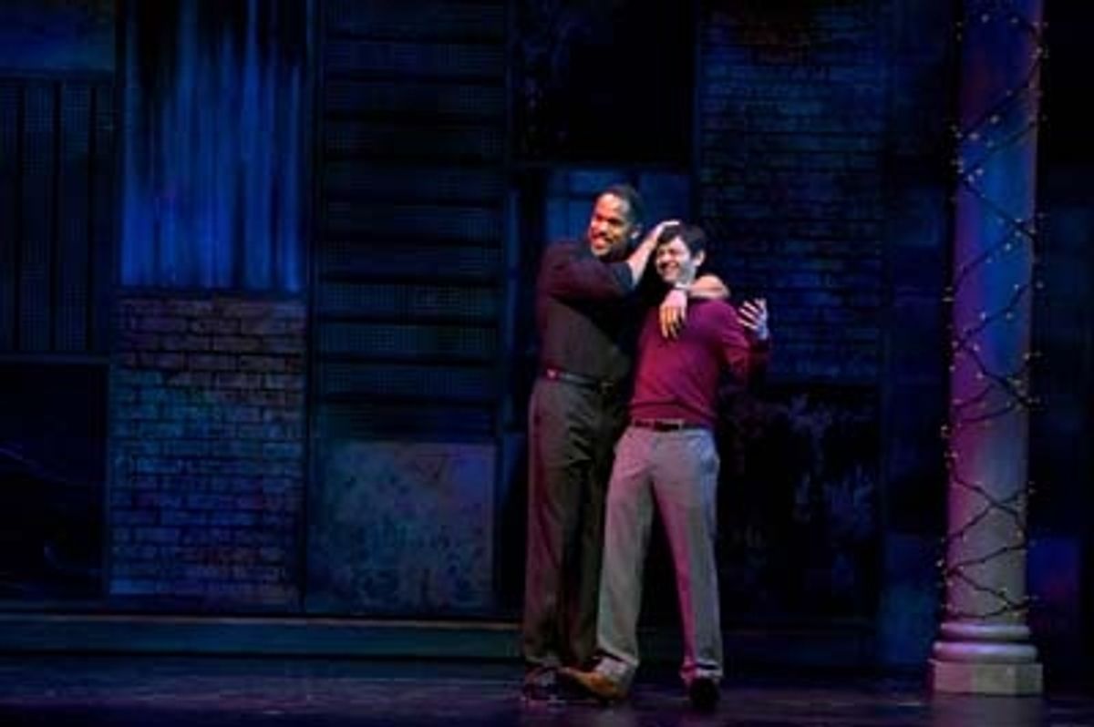 -R: Keith Hamilton Cobb (Andre) and Karl Miller (Iago). Photo by Alexander Weisman. at 