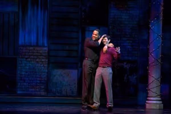 -R: Keith Hamilton Cobb (Andre) and Karl Miller (Iago). Photo by Alexander Weisman. Photo