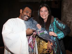 J.D. Webster  with Diane Paulus  Photo