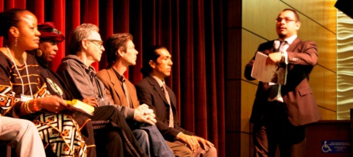 Angela Johnson Peters, Lula Washington, John Malpede, Jay MacAdams, Raul Cardona and Guillermo Aviles-Rodriguez at 