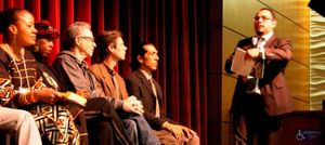 Angela Johnson Peters, Lula Washington, John Malpede, Jay MacAdams, Raul Cardona and  Photo