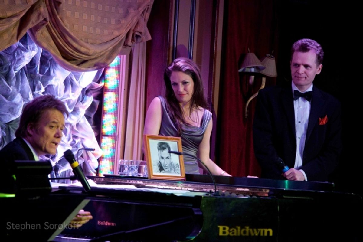 Eric Comstock, Hilary Kole, Christopher Gines at 