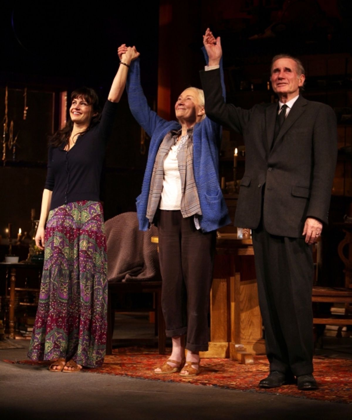 Carla Gugino, Rosemary Harris and Jim Dale at 