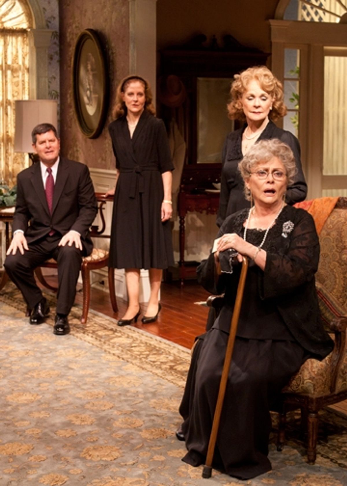  Horton Foote Jr., Hallie Foote, Penny Fuller and Elizabeth Ashley 
 at 