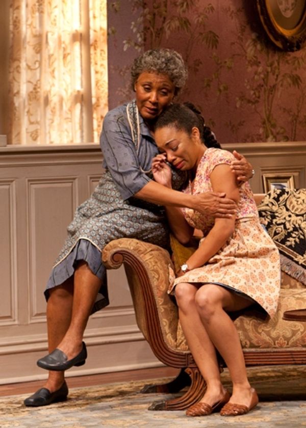 (from left) Pat Bowie as Mildred and Keiana Richard as Cathleen in the West Coast pre Photo