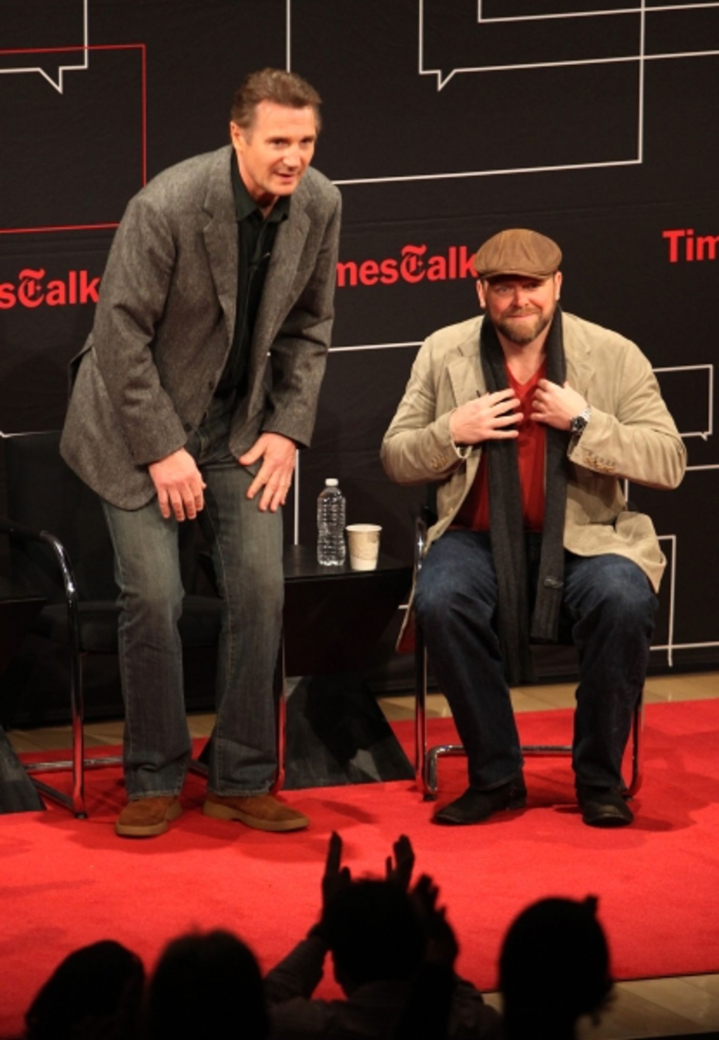 Photo Coverage: Liam Neeson & Joe Carnahan Visit TimesTalks  Image