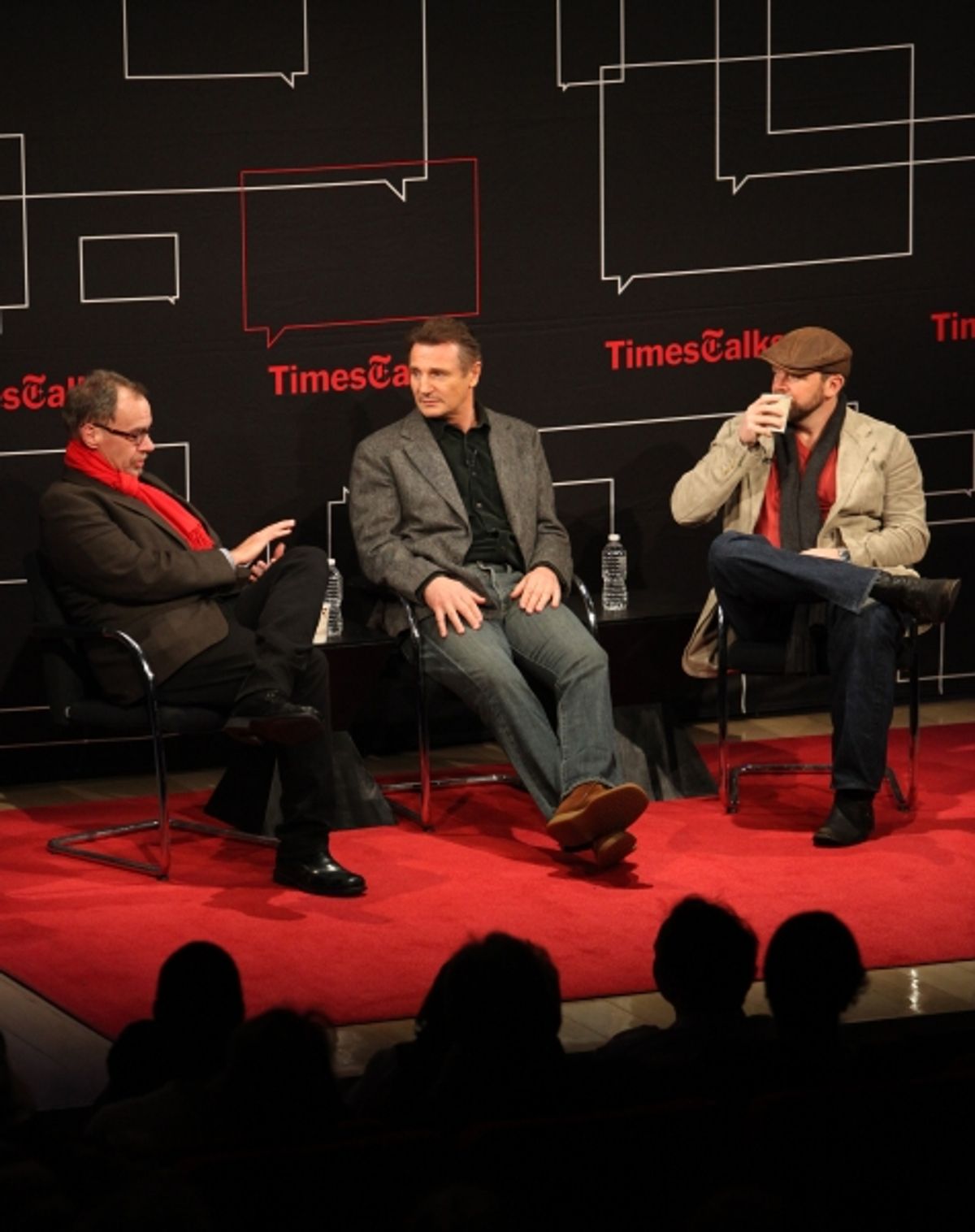 Liam Neeson & Joe Carnahan interviewed by David Carr at 