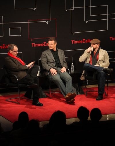 Liam Neeson & Joe Carnahan interviewed by David Carr Photo