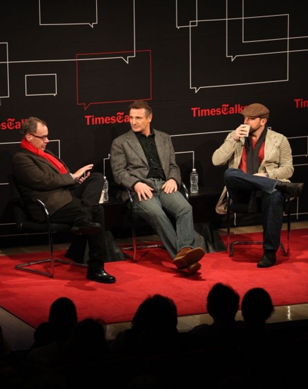 Liam Neeson & Joe Carnahan interviewed by David Carr Photo