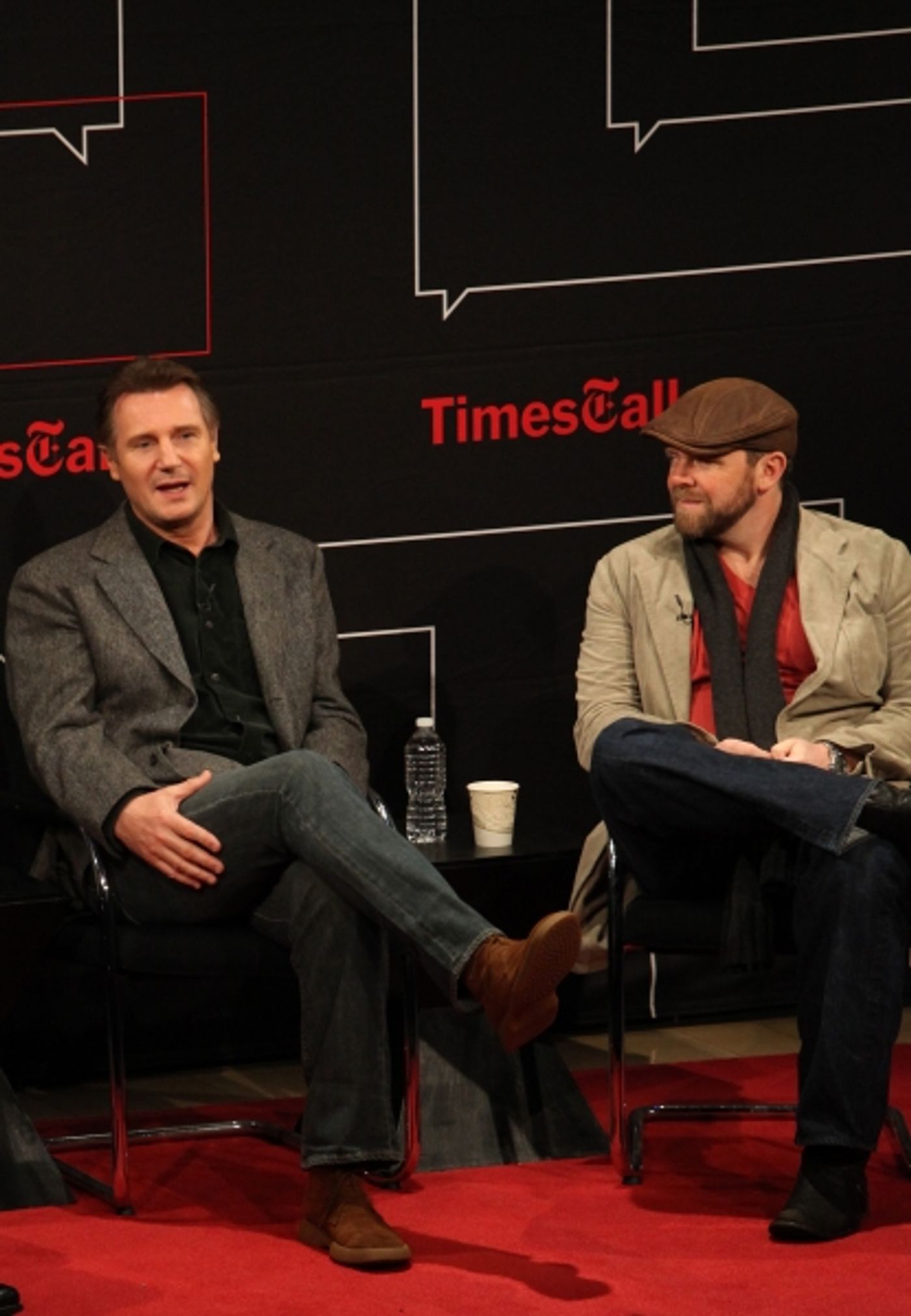 Photo Coverage: Liam Neeson & Joe Carnahan Visit TimesTalks  Image