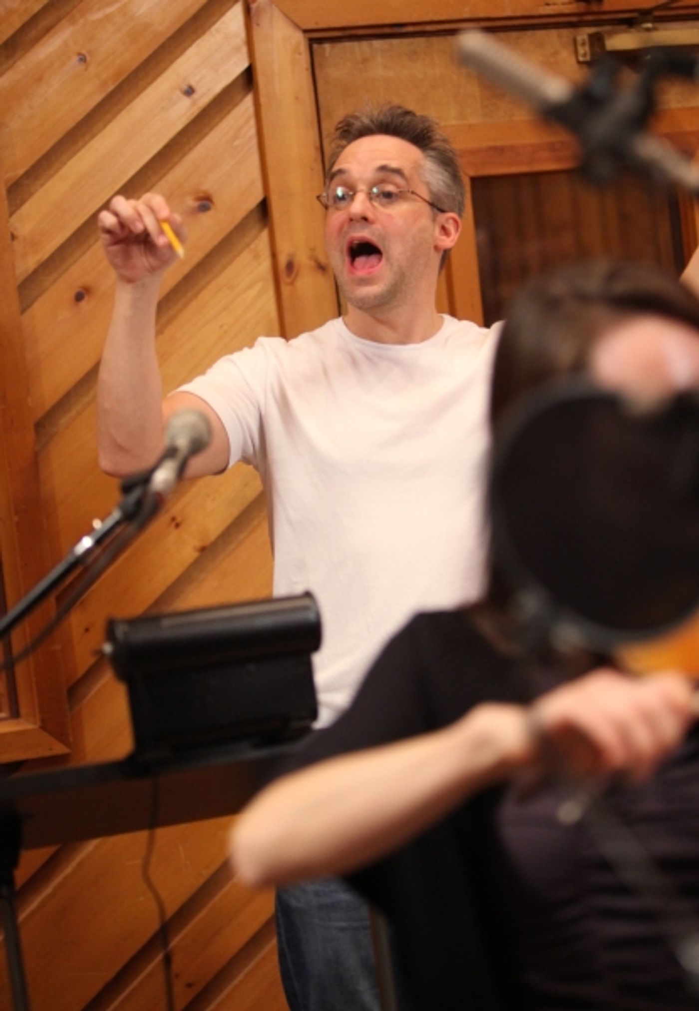 Photo Coverage: ONCE Hits the Studio for Cast Album Recording!  Image