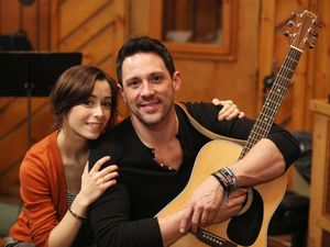 Cristin Milioti & Steve Kazee @ BroadwayWorld Cristin Milioti & Steve Kazee Photo