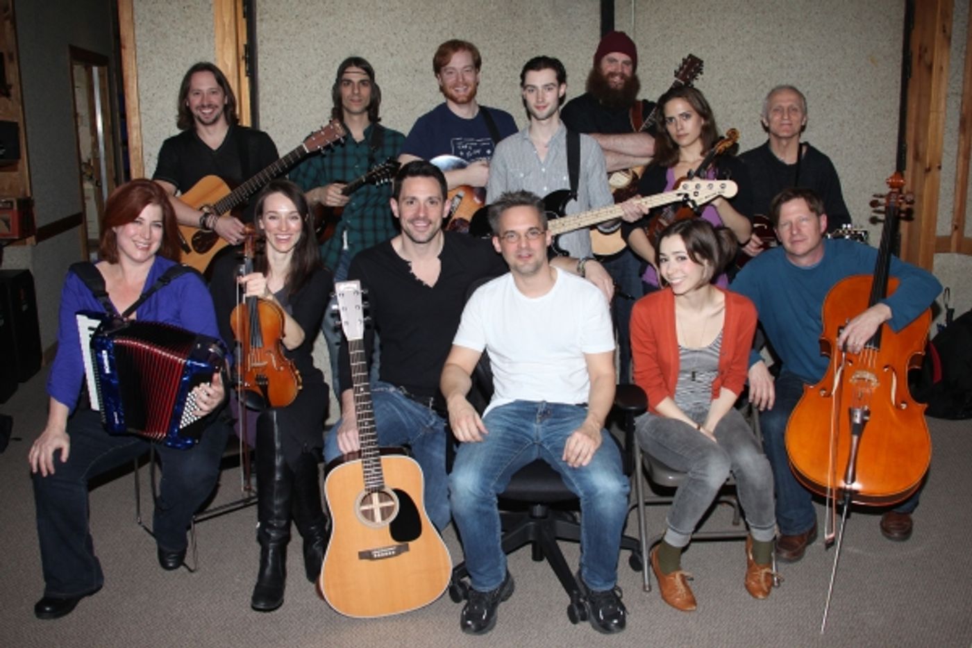 Photo Coverage: ONCE Hits the Studio for Cast Album Recording!  Image