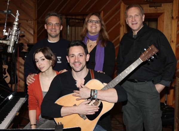 Enda Walsh, Anne Nathan, Steve Epstein, Cristin Milioti and Steve Kazee Photo