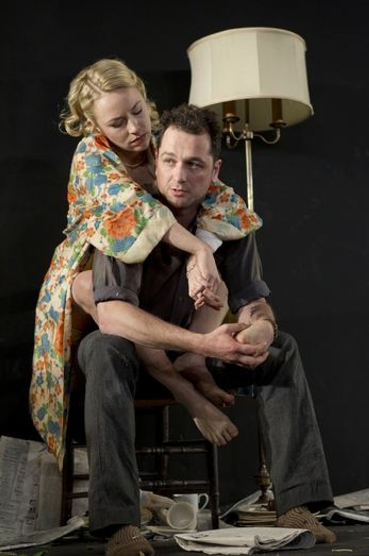 Sarah Goldberg, Matthew Rhys at 
