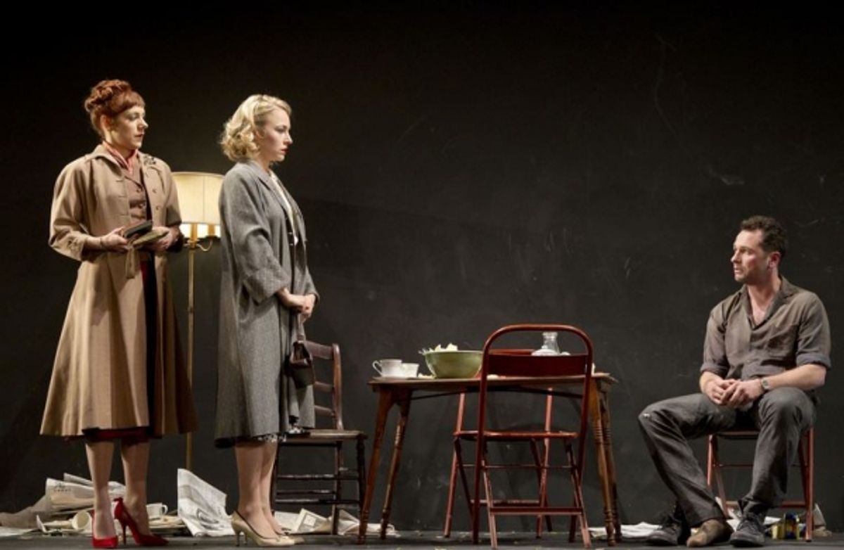 Charlotte Parry, Sarah Goldberg, Matthew Rhys at 