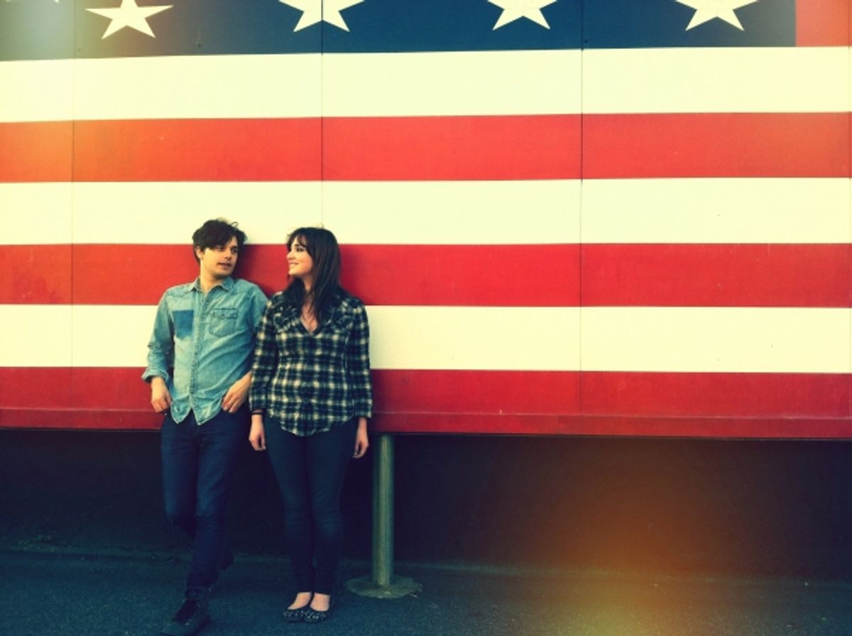 Emma Hunton, Andy Mientus at 