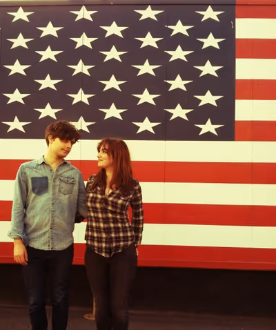 Emma Hunton, Andy Mientus Photo