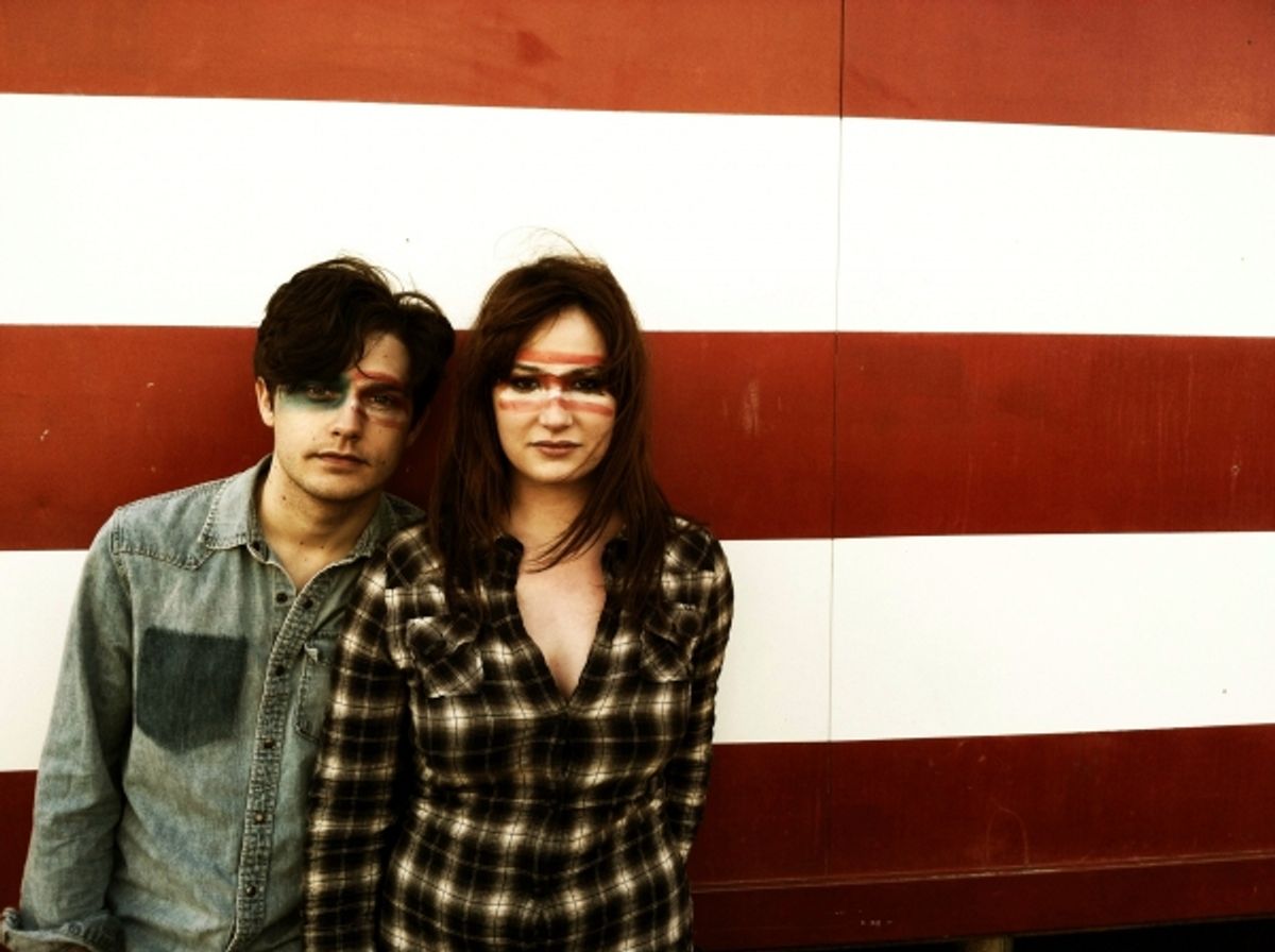 Emma Hunton, Andy Mientus at 