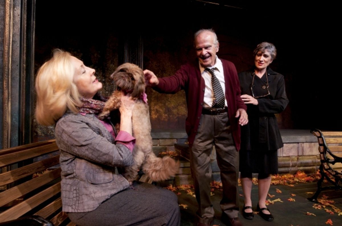 Barbara Broughton, Bianca (the dog), David S. Howard, and Marina Re at 