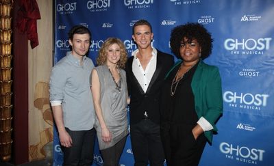 Bryce Pinkham, Caissie Levy, Richard Fleeshman, Da'vine Joy Randolph Photo