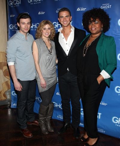 Bryce Pinkham, Caissie Levy, Richard Fleeshman, Da'vine Joy Randolph Photo