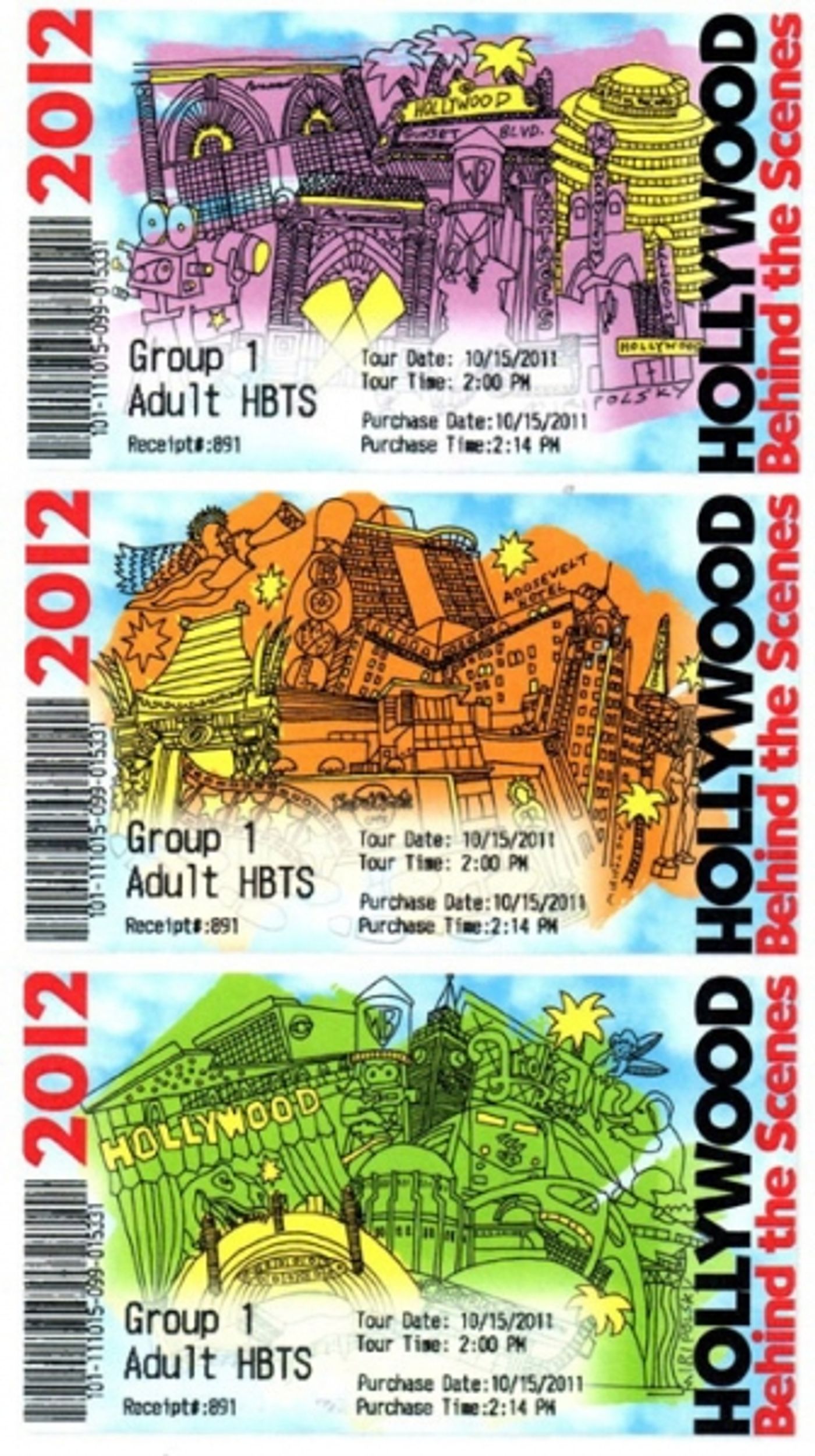 Photo Flash: Red Line Tours Unveils Souvenir Tickets  Image