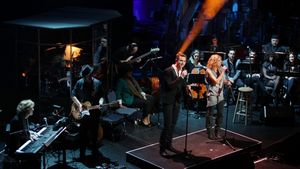 Richard Fleeshman & Caissie Levy @ BroadwayWorld Richard Fleeshman & Caissie Levy Photo