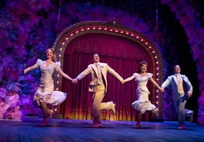 Kirsten Scott, Nick Verina, Lora Lee Gayer and Christian Delcroix  in the Broadway pr Photo