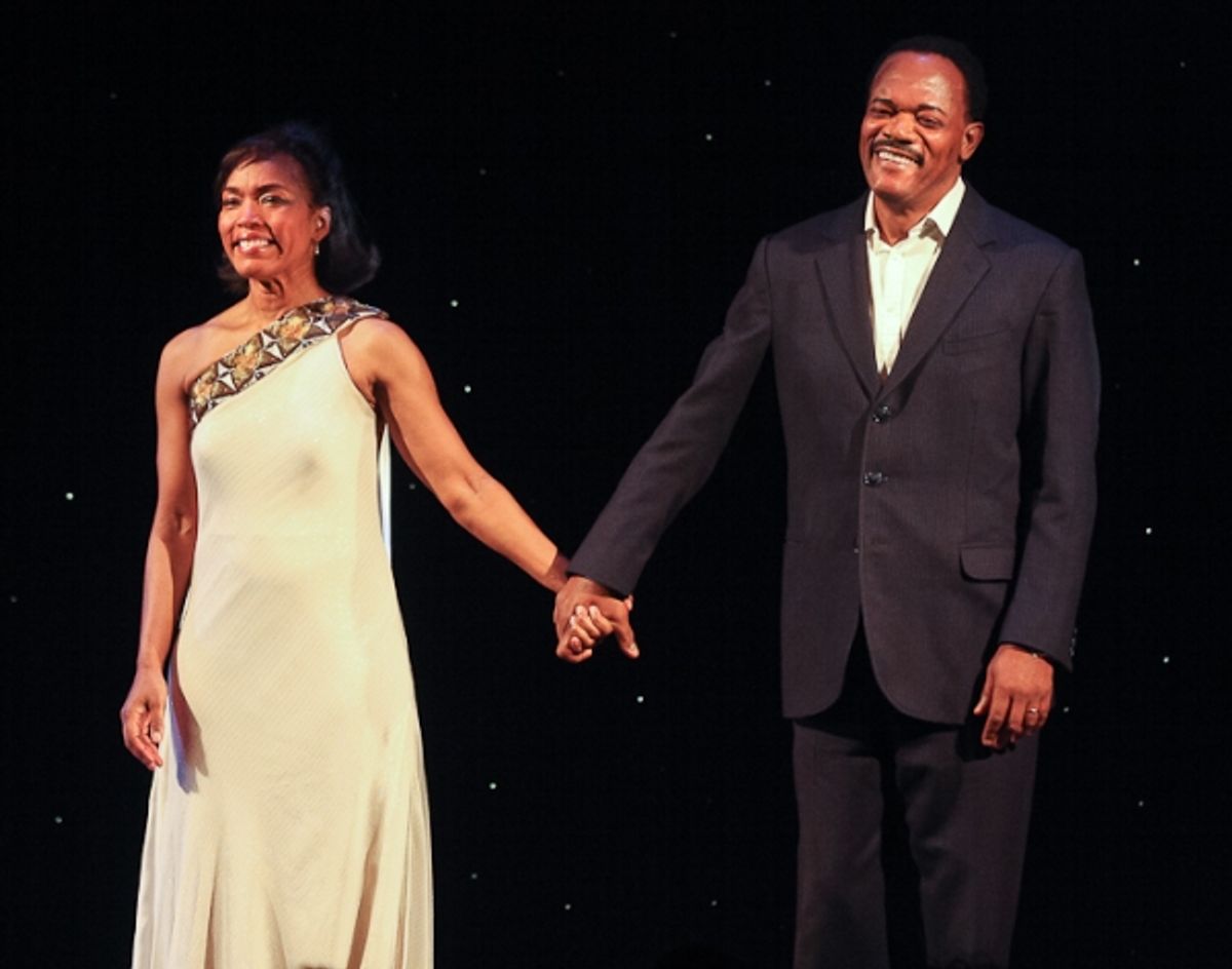 Angela Bassett and Samuel L. Jackson at 