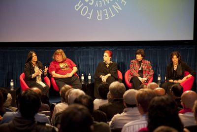 Dori Berinstein, Bruce Vilanch, Carole Cook, JoAnne Worley & Lily Tomlin Photo