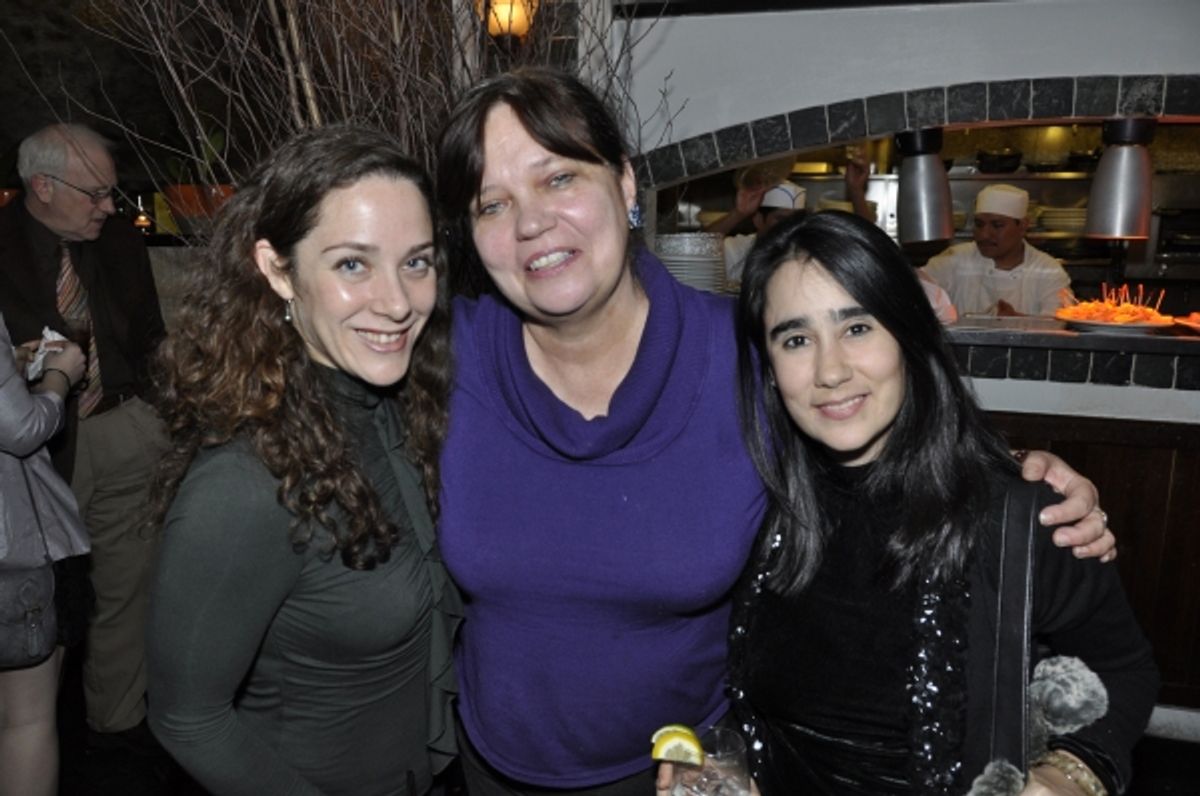 Sarah Bierstock, Patricia Watt and Jenny Lyn Bader at 