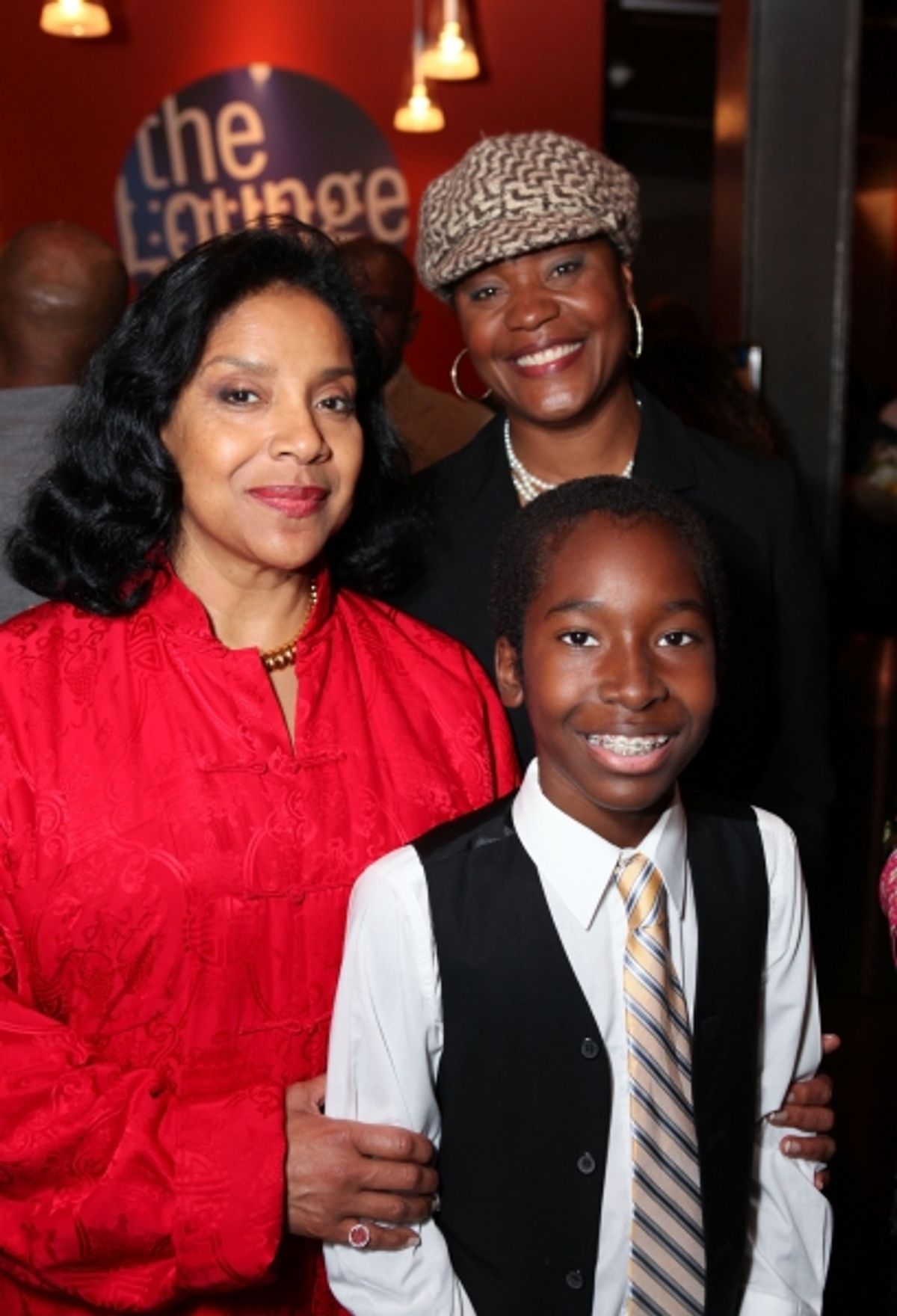 Phylicia Rashad, Deidrie Henry and Brandon David Brown
 at 