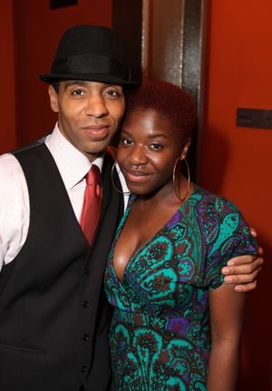 CULVER CITY, CA - JANUARY 22: Cast members Kevin T. Carroll (L) and Kenya Alexander (R) pose during the party for the opening night performance of Ebony Repertory Theatre's production of "A Raisin in the Sun" at Center Theatre Group / Kirk Douglas Theatre @ BroadwayWorld CULVER CITY, CA - JANUARY 22: Cast members Kevin T. Carroll (L) and Kenya Alexander ( Photo