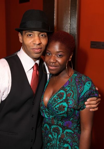 CULVER CITY, CA - JANUARY 22: Cast members Kevin T. Carroll (L) and Kenya Alexander ( Photo