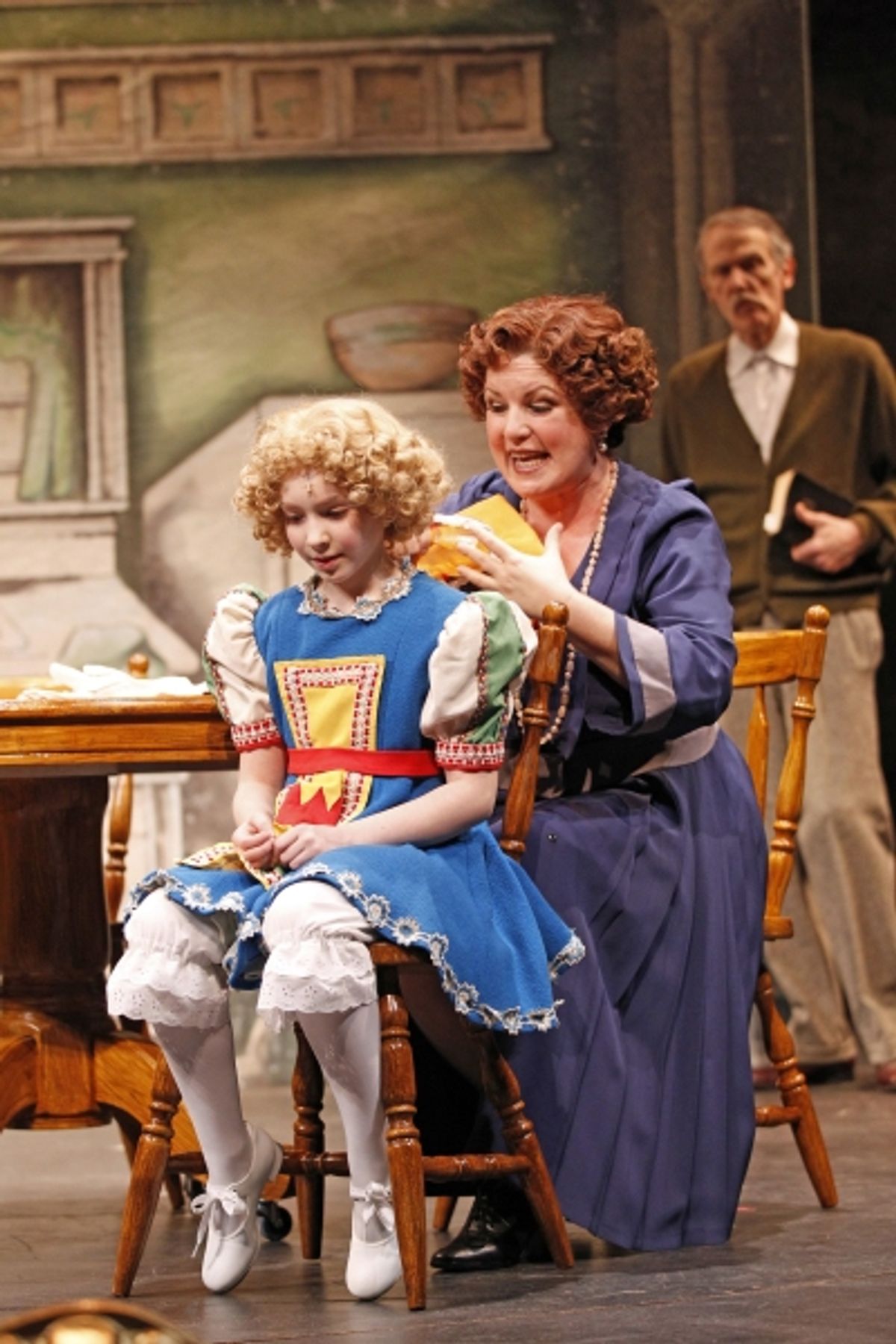 Emily Leahy, Klea Blachurst and John Reeger at 