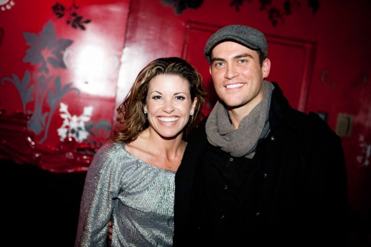 Rachelle Rak, Cheyenne Jackson at 