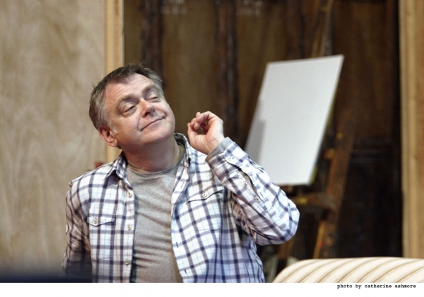 Photo Coverage: HAY FEVER Rehearsal Shots Photo Coverage: HAY FEVER Rehearsal Shots Image