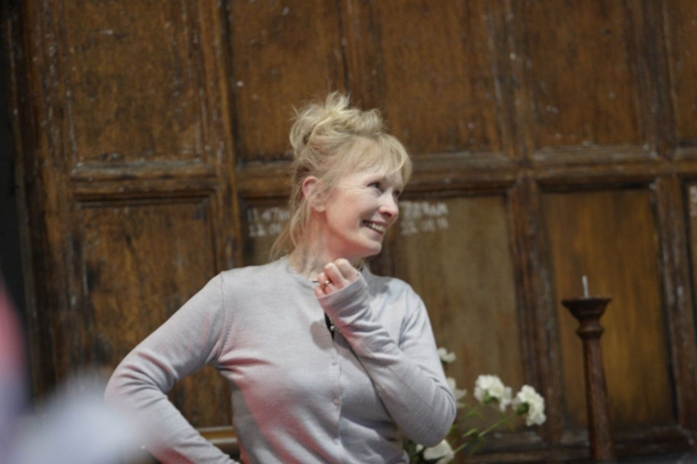 Photo Coverage: HAY FEVER Rehearsal Shots Photo Coverage: HAY FEVER Rehearsal Shots Image